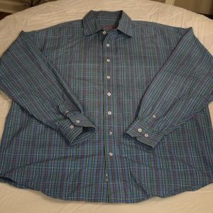 Bugatchi Uomo Vintage Men's Button Down XXL